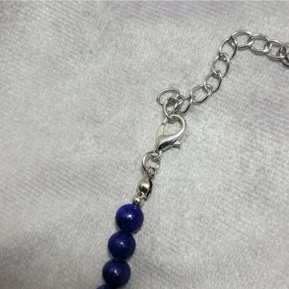 Lapis Lazuli Necklace 18-20 inches - Picture 9 of 15